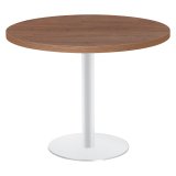 Table ronde noyer pied métal - Milano