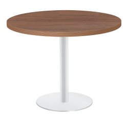 Ronde tafel Shiny matte metalen voet
