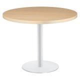 Ronde tafel Shiny matte metalen voet