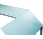 Angle de liaison aigue-marine L 80 x P 80 cm - Next