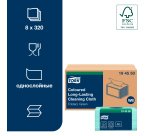 Lavette ajourées non tissées synthétiques Tork premium couleur - Paquet de 40