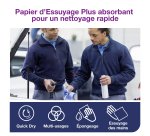Bobine d'Essuyage Plus bleue W1/2 Tork, absorbant, 750 feuilles