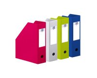 Tijdschriftenhouder Oxford geassorteerde kleuren - doos 10 cm