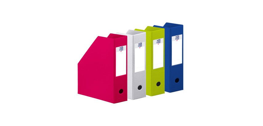 Range-revues OXFORD couleurs assorties - Dos 10 cm