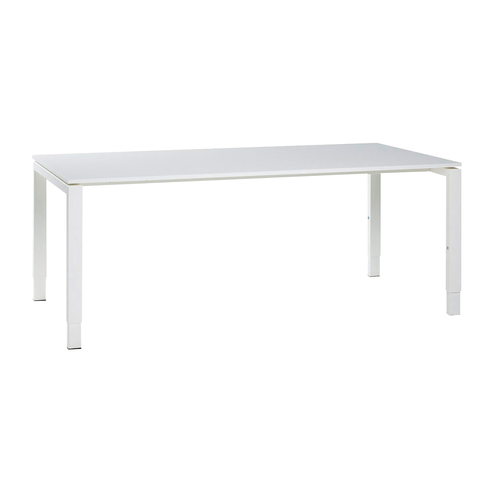 Straight desk white Ultra 220 x 90 cm