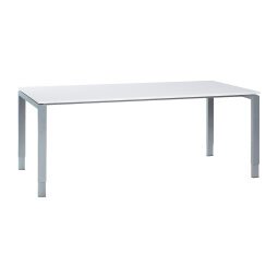Straight desk white Ultra 220 x 90 cm