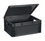 Couvercle pour bac de stockage norme Europe - dim H 60 x L 40 cm