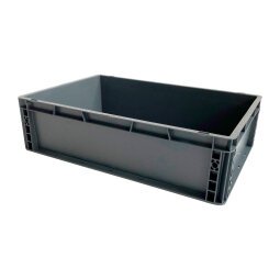 Storage box stackable European norm with full walls - 35 litres 