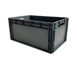 Bac de stokage plastique gerbable norme Europe parois pleines - 55 litres - dim : H 29 x L 60 cm