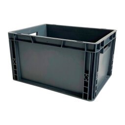 Storage box stackable European norm full walls - 20 litres 