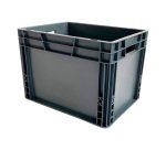 Bac de stockage gerbable norme Europe parois pleines - 25 litres