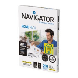 Papier wit A4 Navigator Home Pack - 80 g - riem van 250 vellen