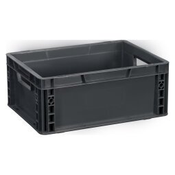 Storage box stackable European norm with full walls - 15 litres 