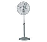 Ventilateur sur pied chromé Ø 44,5 cm, 50 W - Domair