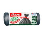 Sac poubelle 160 litres Ultra-résistant Alfapac gris - 30 sacs