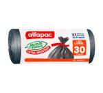 Sac poubelle 30 litres maxi poids Alfapac gris - 40 sacs
