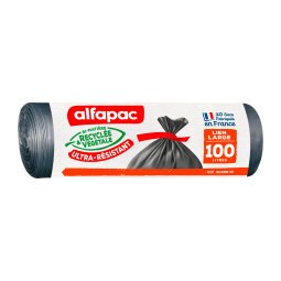 Garbage bag Alfapac 100 liters - Box of 30