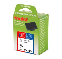 Almohadilla tinta azul/roja Professional Line 6/53/2 Trodat - Lote de 3