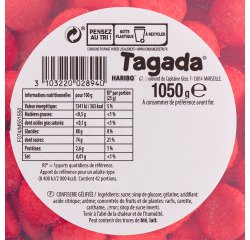 Haribo Tagada strawberry candy - Box of 1 kg