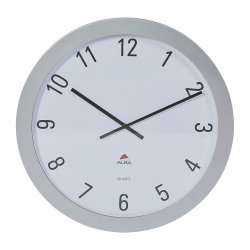 Horloge murale géante Ø 60 cm - À quartz - gris