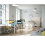 Horloge murale géante gris – 60 cm