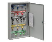 Armoire 50 clés fermeture à clé gris clair