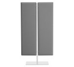 Mampara Ecla acústica sobre pata metal blanca