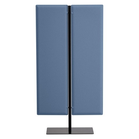 Cloison ECLA acoustique Hauteur 180 cm sur pied métal noir