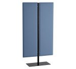 Cloison ECLA acoustique Hauteur 180 cm sur pied métal noir