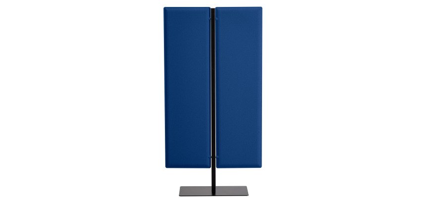 Cloison ARCH acoustique sur pied H 180, L 160 cm socle en métal noir
