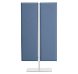 Pannello fonoassorbente Ecla Bruneau con supporto in metallo bianco