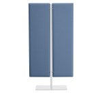 Mampara Ecla acústica sobre pata metal blanca