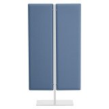 Cloison ECLA acoustique Hauteur 180 cm sur pied métal blanc