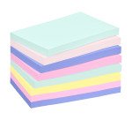 Notes repositionnables recyclées couleurs nature Post-It 76 x 127 mm - bloc de 100 feuilles