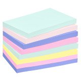 Notes repositionnables recyclées couleurs nature Post-It 76 x 127 mm - bloc de 100 feuilles