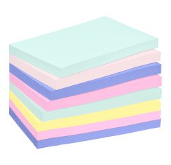 Notes repositionnables recyclées couleurs nature Post-It - bloc de 100 feuilles