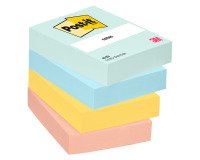 Notes repositionnables couleurs Beachside Post-it 38 x 51 mm - bloc de 100 feuilles