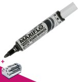 Erasable marker Pentel Maxiflo conical tip 6 mm black