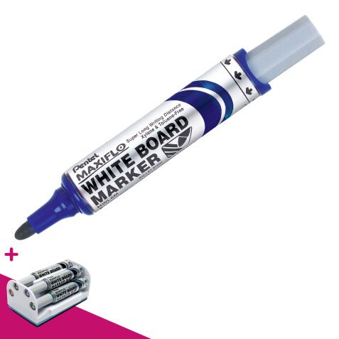 Marqueur effaçable Pentel Maxiflo pointe conique 6 mm