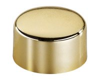 Round magnets Ø 9 mm gold - set of 12