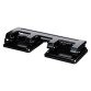 Perforator 4 holes Budget - capacity 20 sheets - black 