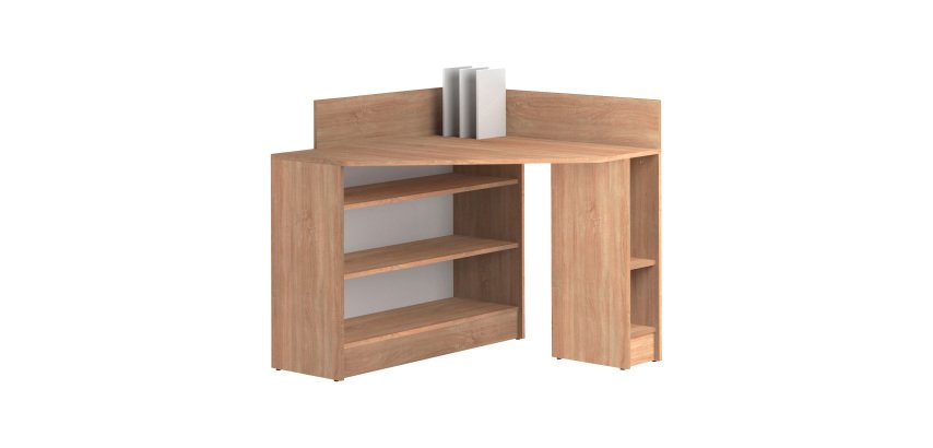 Corner desk Wall