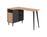 Escritorio de oficina 90º Nook con mueble esquinero
