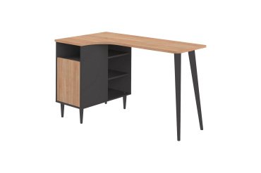 Bureau d'angle Nook 120 x 67 cm avec rangement