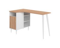 Escritorio de oficina 90º Nook con mueble esquinero