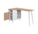 Bureau d'angle Nook 120 x 67 cm avec rangement