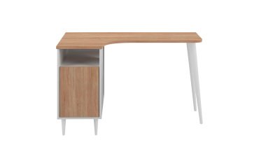 Bureau d'angle Nook 120 x 67 cm avec rangement