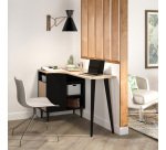 Bureau d'angle Nook 120 x 67 cm avec rangement