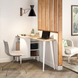 Bureau d'angle Nook 120 x 67 cm avec rangement