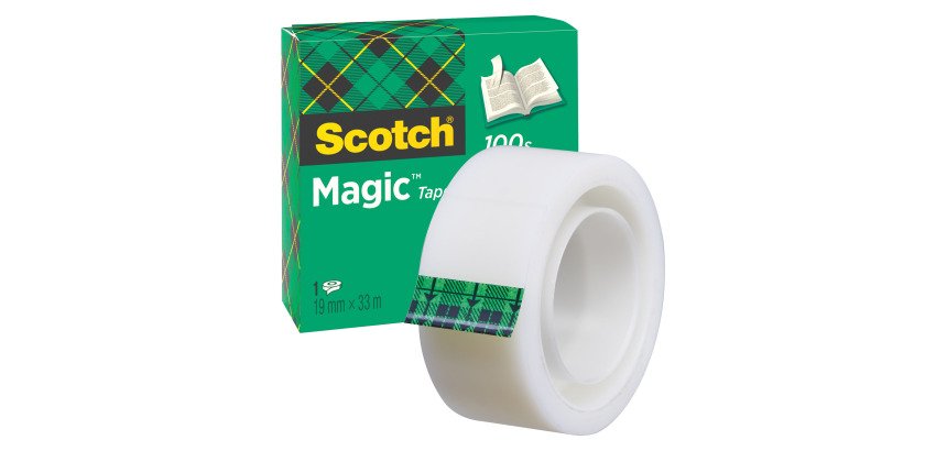 Ruban adhésif Scotch Magic invisible - largeur 19 mm x Longueur 33 m